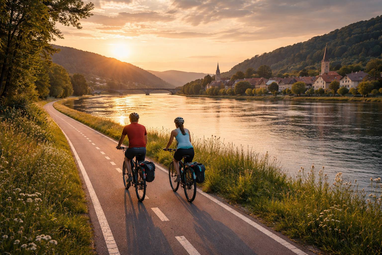 Cicloturismo fácil en Europa: 7 rutas llanas y seguras (Danubio, Loira, Flandes y más)