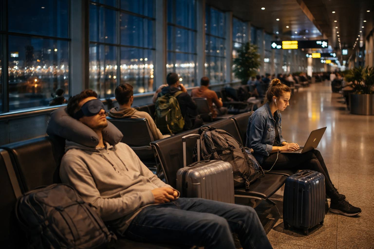 Cómo sobrevivir a una escala larga (layover): qué llevar, dónde descansar y cómo aprovechar el tiempo Cómo sobrevivir a una escala larga (layover): qué llevar, dónde descansar y cómo aprovechar el tiempo
