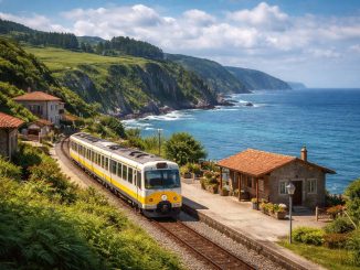 El Tren de la Costa (FEVE): cómo recorrer la España Verde en tren con paradas top