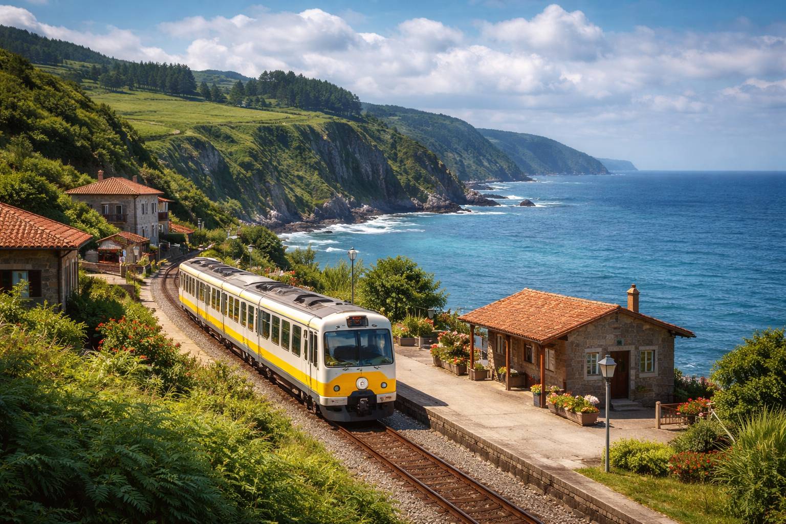 El Tren de la Costa (FEVE): cómo recorrer la España Verde en tren con paradas top El Tren de la Costa (FEVE): cómo recorrer la España Verde en tren con paradas top