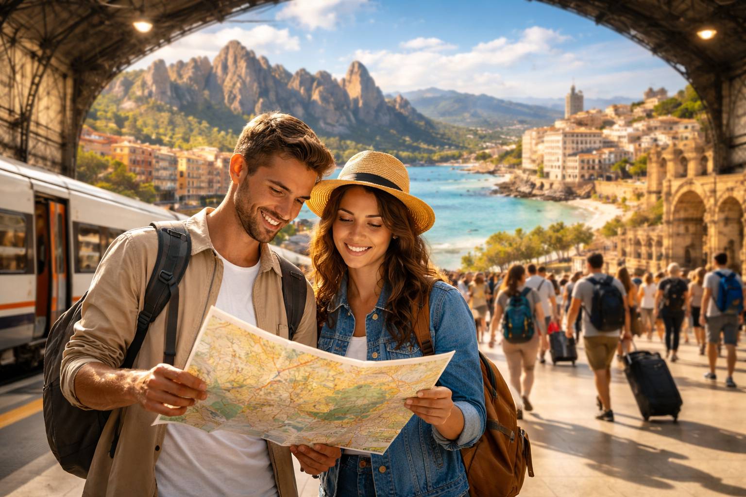 Excursiones de un día desde Barcelona en transporte público: Montserrat, Girona, Sitges y más