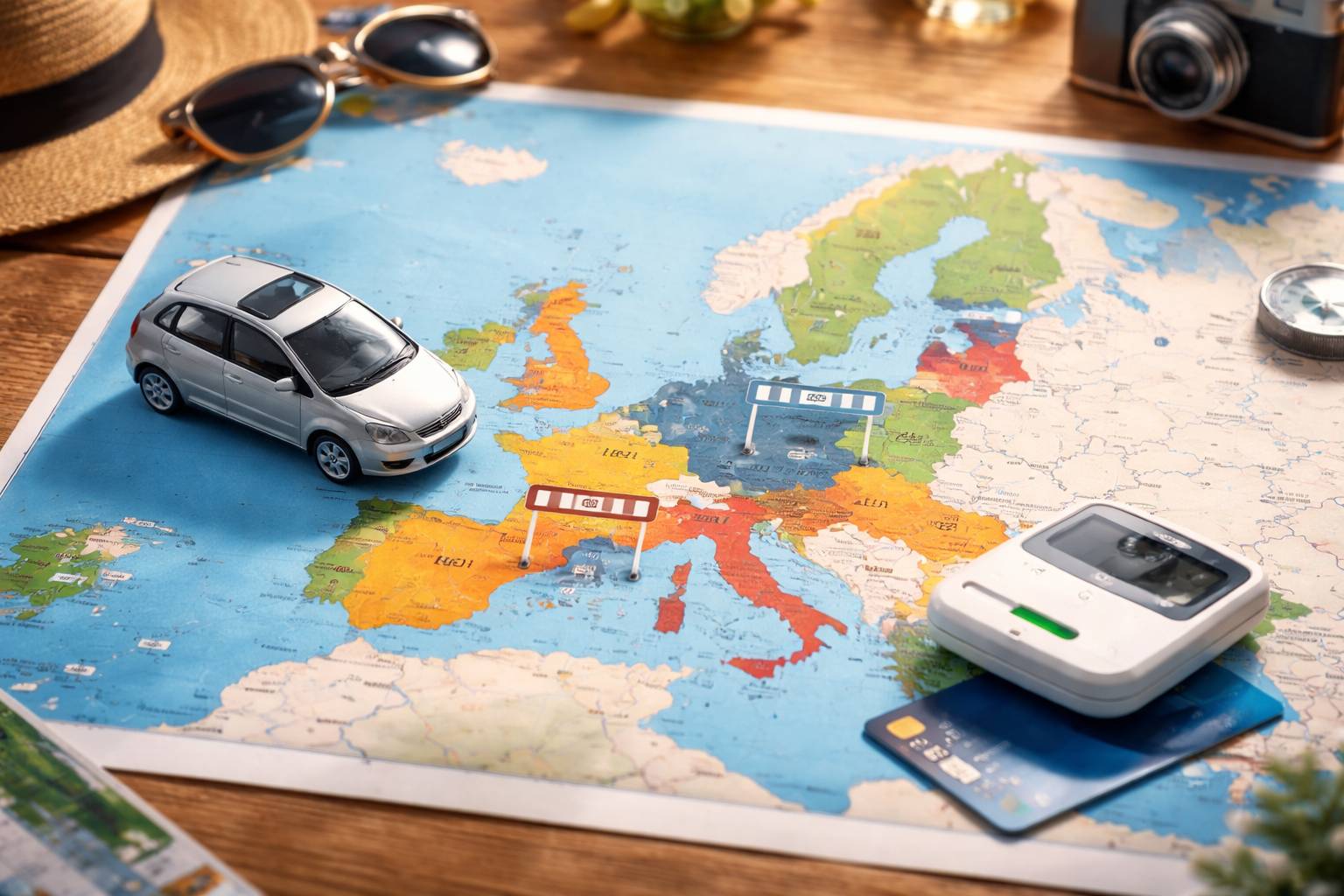 Peajes en Europa: viñeta, telepeaje y autopistas (guía país por país para ahorrar)