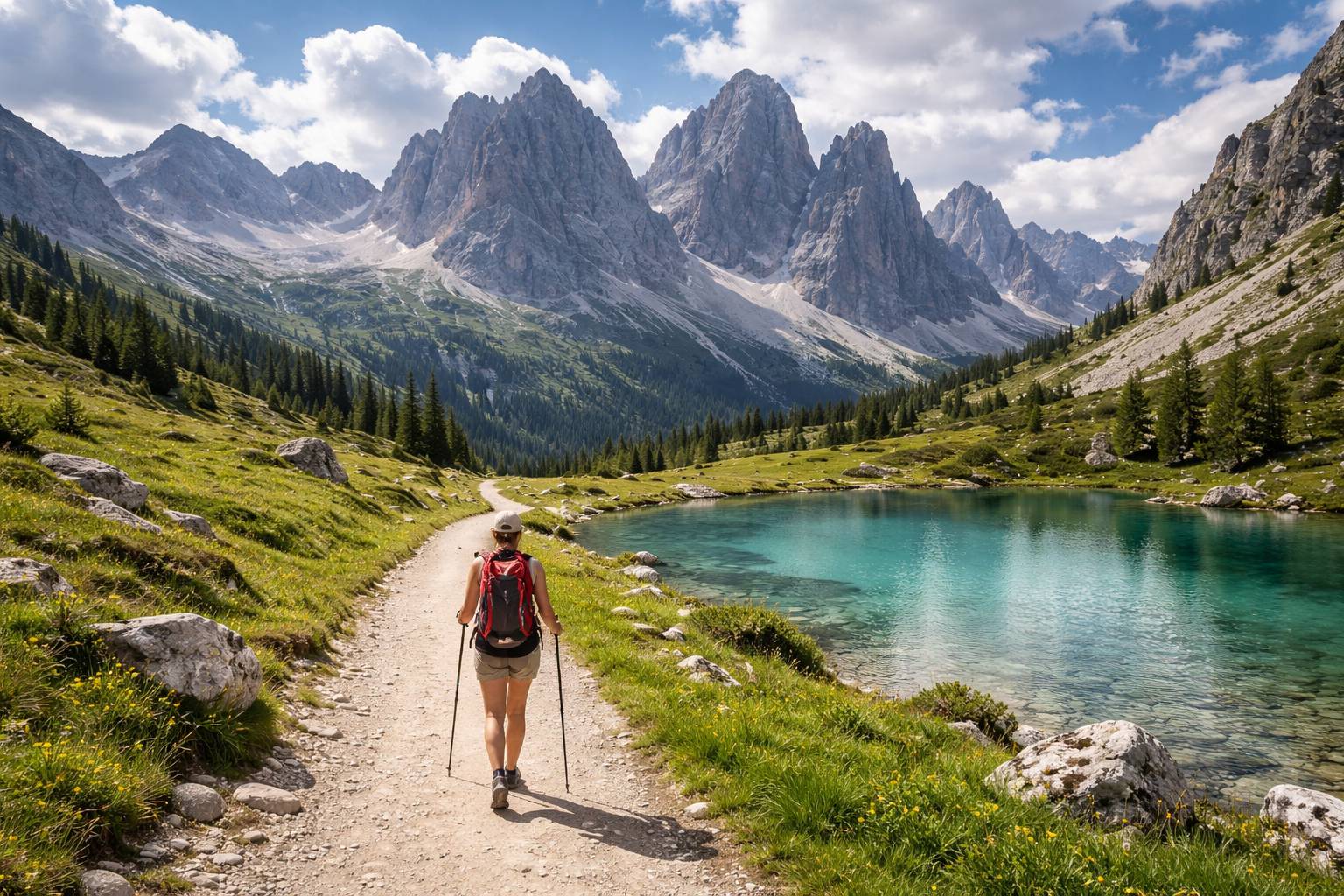 Senderismo en Dolomitas para principiantes: 10 rutas fáciles con teleférico y lagos